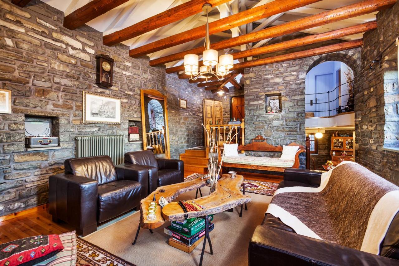 Willa Heaven'S View Mansion - Zagori Stone Built Gem Kipoi Zewnętrze zdjęcie