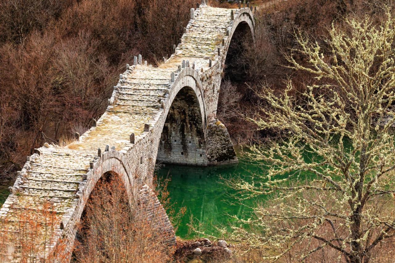 Willa Heaven'S View Mansion - Zagori Stone Built Gem Kipoi Zewnętrze zdjęcie
