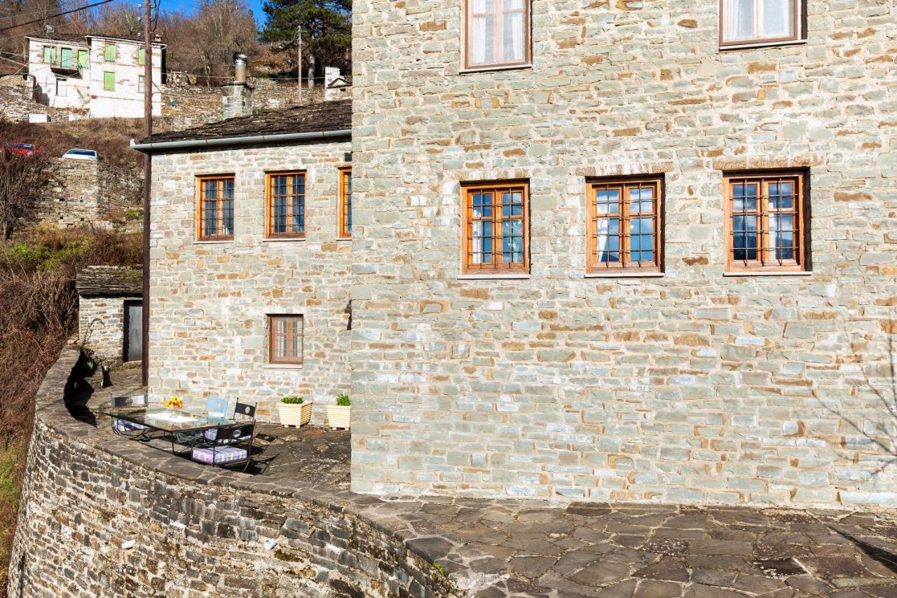Willa Heaven'S View Mansion - Zagori Stone Built Gem Kipoi Zewnętrze zdjęcie