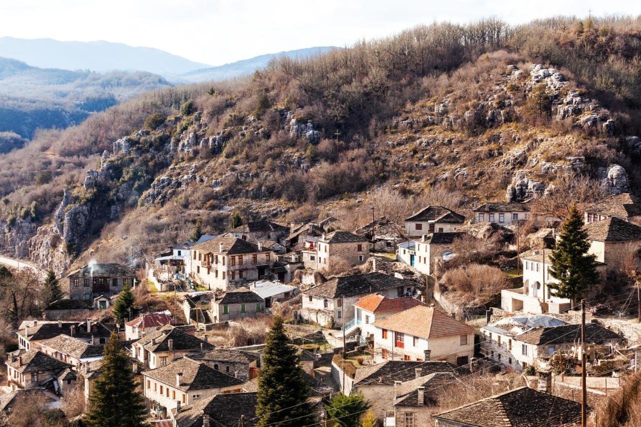Willa Heaven'S View Mansion - Zagori Stone Built Gem Kipoi Zewnętrze zdjęcie