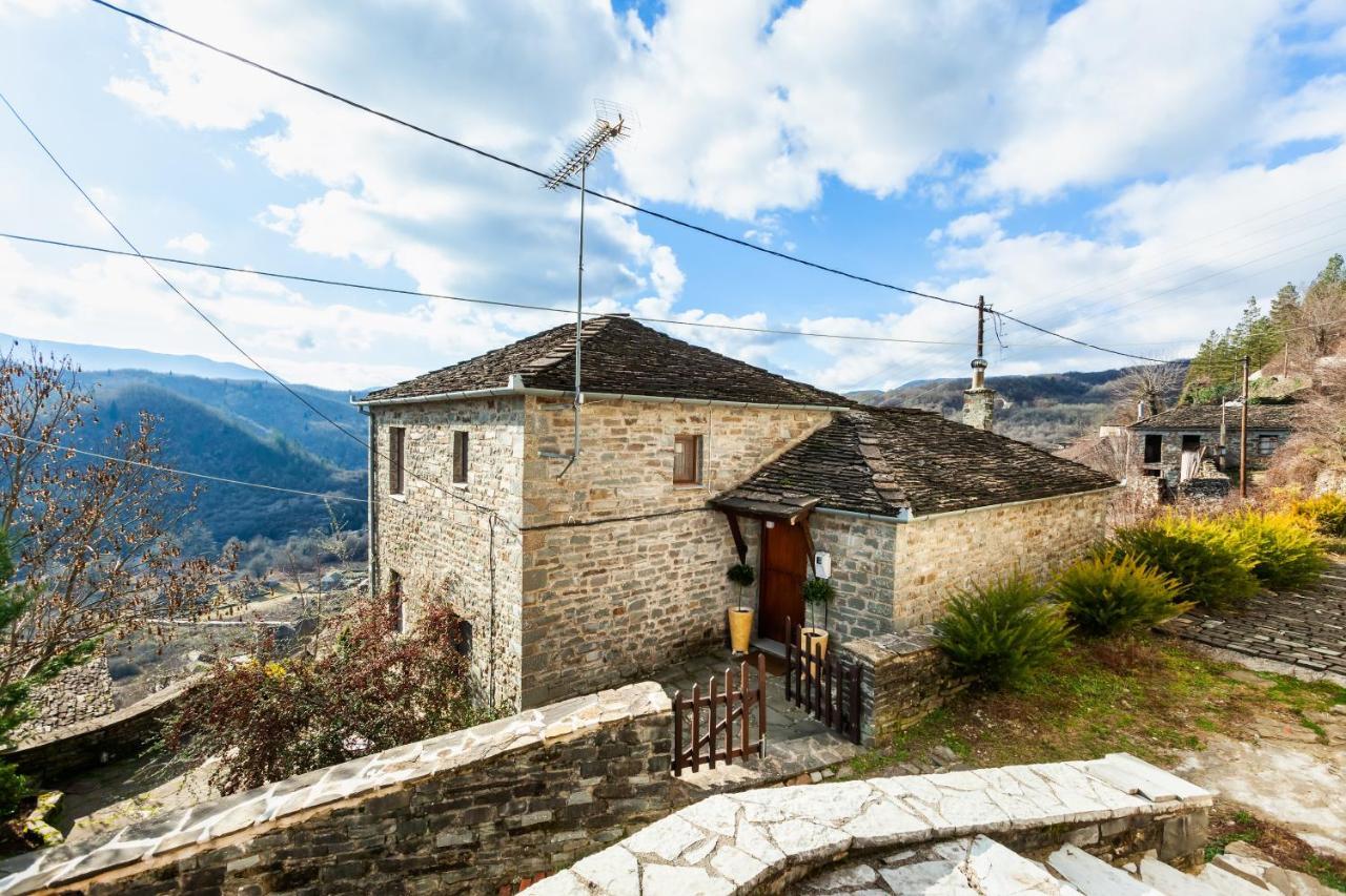 Willa Heaven'S View Mansion - Zagori Stone Built Gem Kipoi Zewnętrze zdjęcie