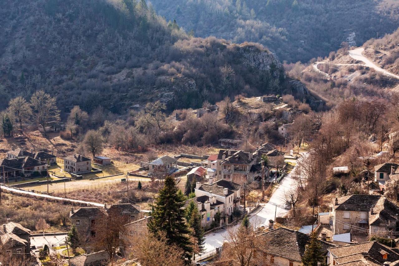 Willa Heaven'S View Mansion - Zagori Stone Built Gem Kipoi Zewnętrze zdjęcie