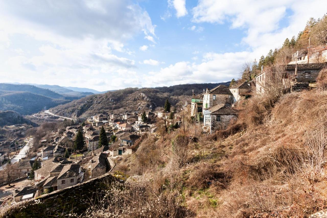 Willa Heaven'S View Mansion - Zagori Stone Built Gem Kipoi Zewnętrze zdjęcie